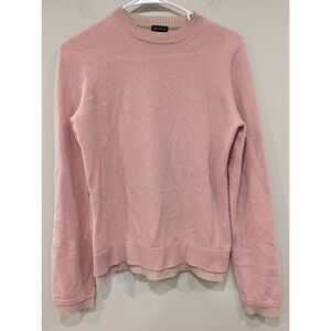Via Spiga Pink Crew Neck Sweater